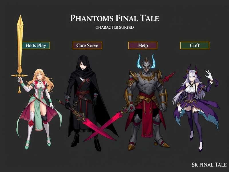 Phantom S Final Tale Five Playable Classes Phantom S Final Tale character classes